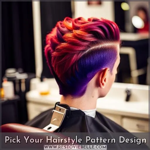 Pick Your Hairstyle Pattern Design