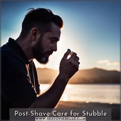 Post-Shave Care for Stubble