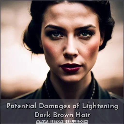 Potential Damages of Lightening Dark Brown Hair