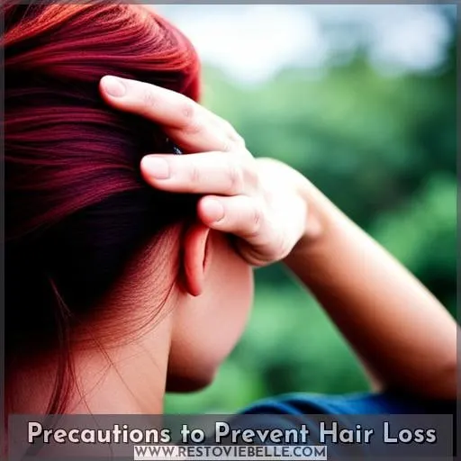 Precautions to Prevent Hair Loss