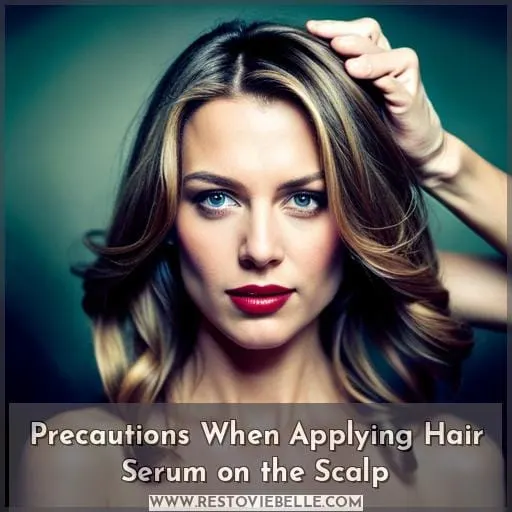 Precautions When Applying Hair Serum on the Scalp