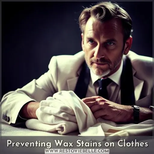 Preventing Wax Stains on Clothes