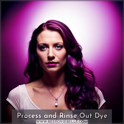 Process and Rinse Out Dye Process and Rinse Out Dye