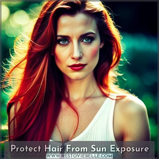 Protect Hair From Sun Exposure