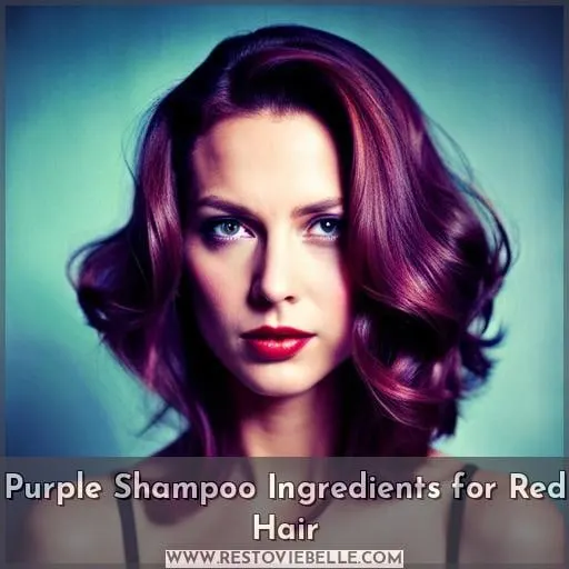Purple Shampoo Ingredients for Red Hair