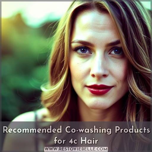 Recommended Co-washing Products for 4c Hair