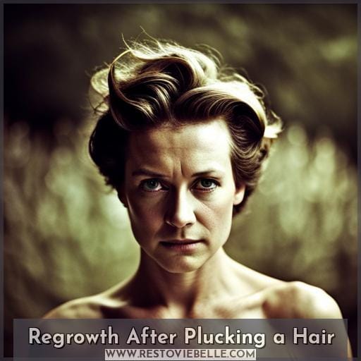Regrowth After Plucking a Hair