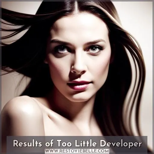 Results of Too Little Developer
