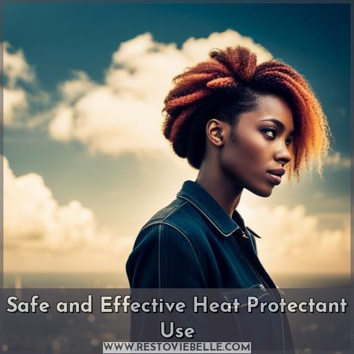 Safe and Effective Heat Protectant Use