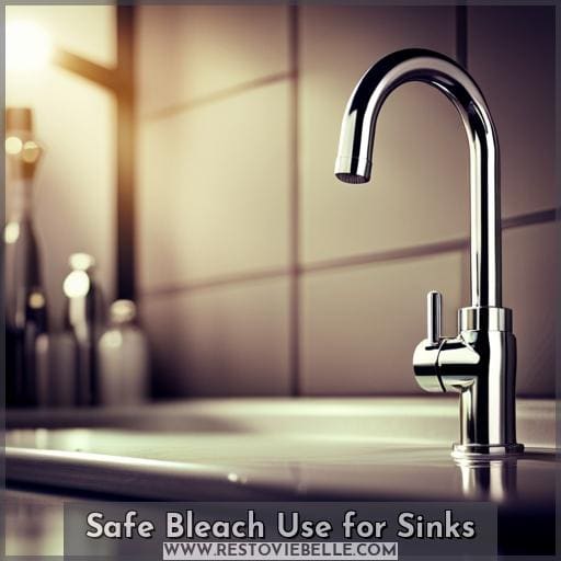 Safe Bleach Use for Sinks