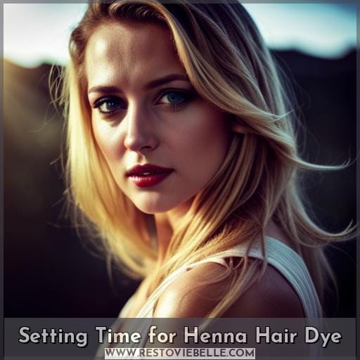Setting Time for Henna Hair Dye Setting Time for Henna Hair Dye