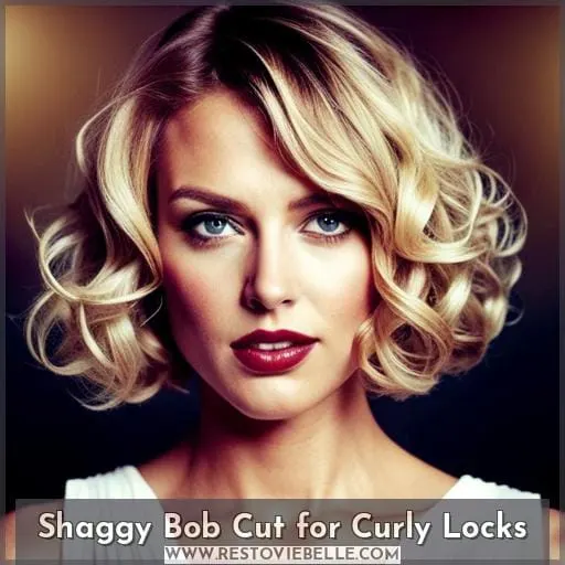 Shaggy Bob Cut for Curly Locks