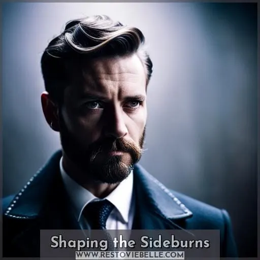 Shaping the Sideburns