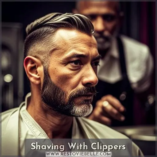 Shaving With Clippers