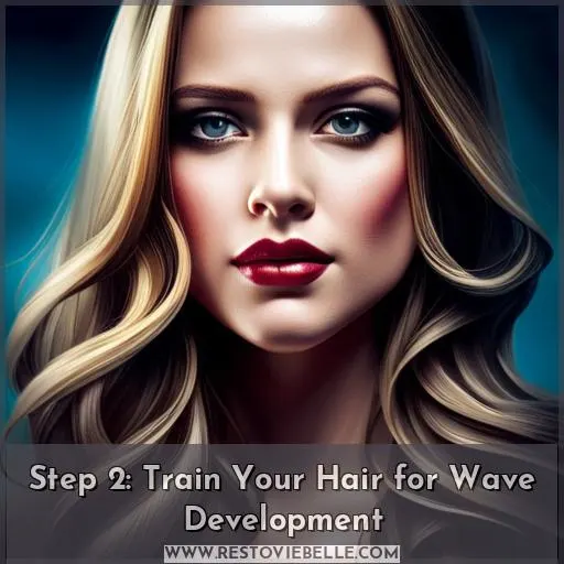 Step 2: Train Your Hair for Wave Development