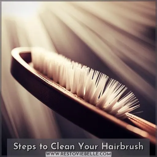 Steps to Clean Your Hairbrush
