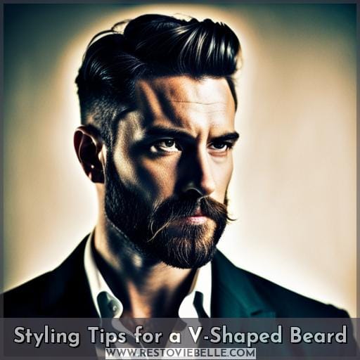 Styling Tips for a V-Shaped Beard