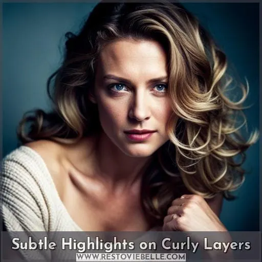 Subtle Highlights on Curly Layers