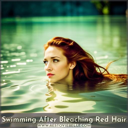 Swimming After Bleaching Red Hair