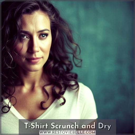 T-Shirt Scrunch and Dry