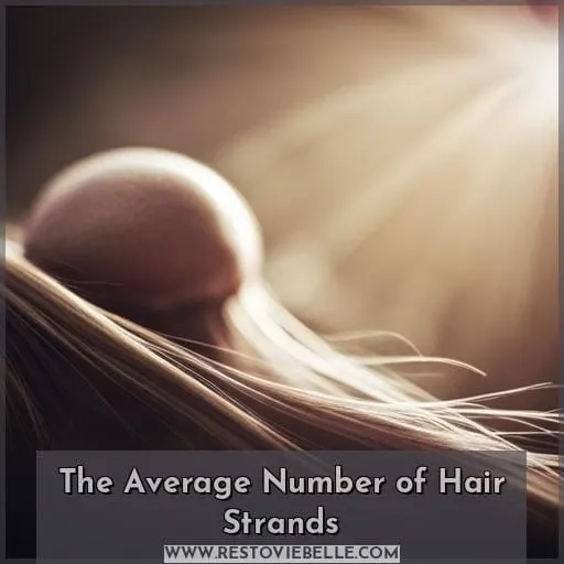 The Average Number of Hair Strands