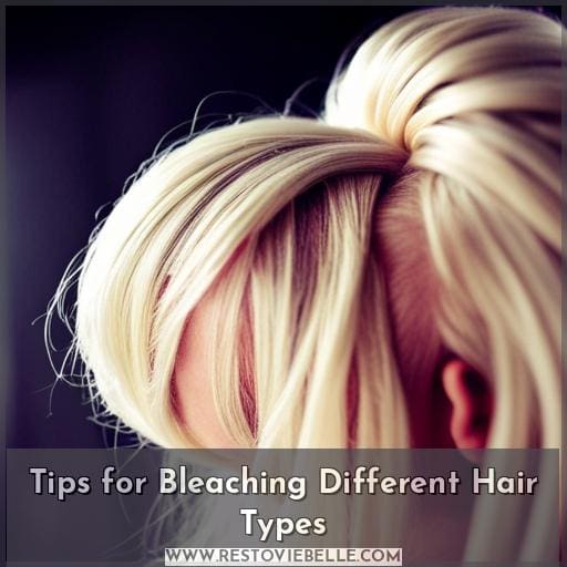 Tips for Bleaching Different Hair Types