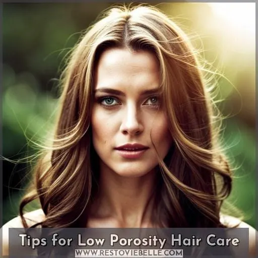 Tips for Low Porosity Hair Care