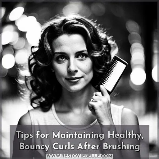 Tips for Maintaining Healthy, Bouncy Curls After Brushing