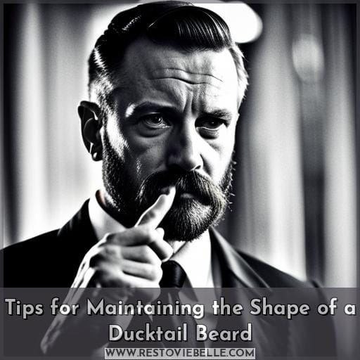 Tips for Maintaining the Shape of a Ducktail Beard Tips for Maintaining the Shape of a Ducktail Beard