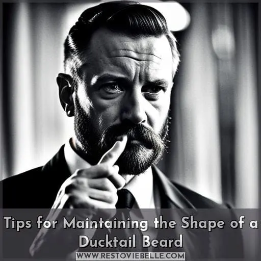 Tips for Maintaining the Shape of a Ducktail Beard