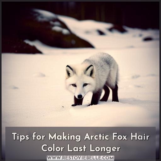 Tips for Making Arctic Fox Hair Color Last Longer