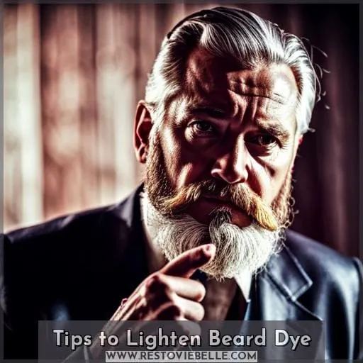 Tips to Lighten Beard Dye