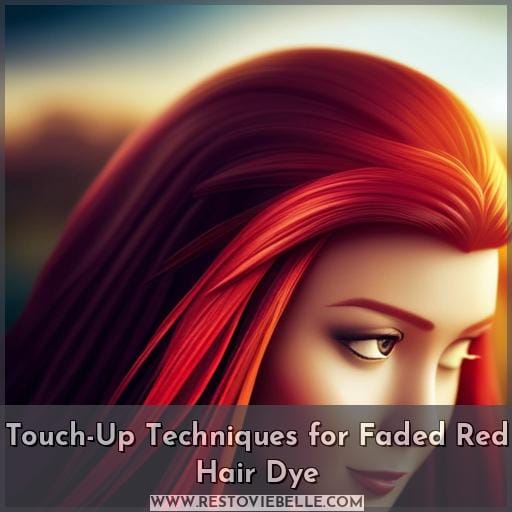 Touch-Up Techniques for Faded Red Hair Dye