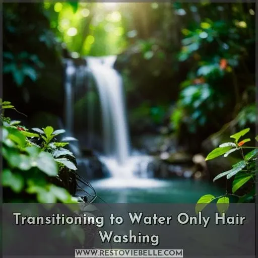 Transitioning to Water Only Hair Washing