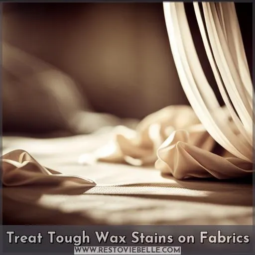Treat Tough Wax Stains on Fabrics
