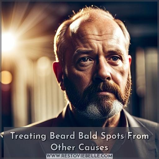 Treating Beard Bald Spots From Other Causes