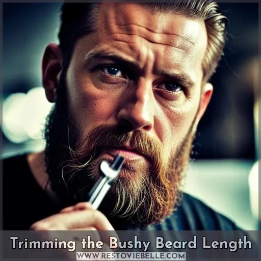 Trimming the Bushy Beard Length