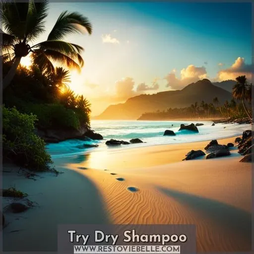 Try Dry Shampoo