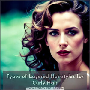 types of layers for curly hair