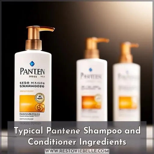 Typical Pantene Shampoo and Conditioner Ingredients