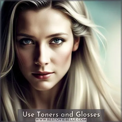 Use Toners and Glosses