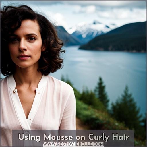 Using Mousse on Curly Hair
