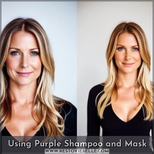 Using Purple Shampoo and Mask