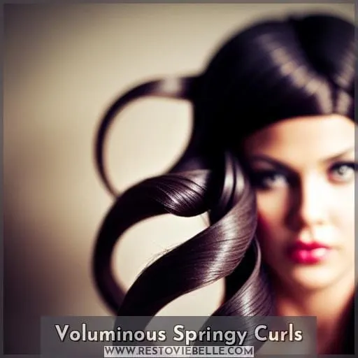 Voluminous Springy Curls