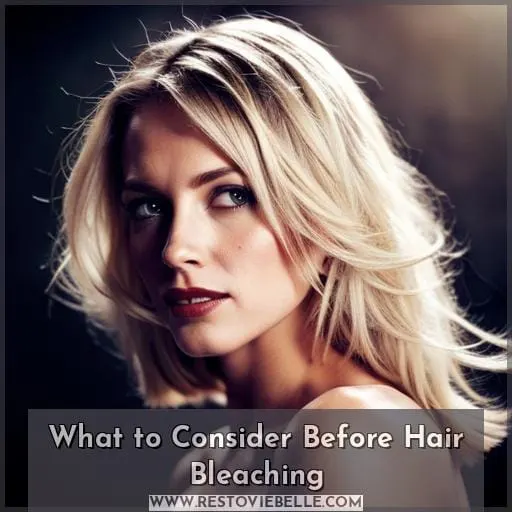 What to Consider Before Hair Bleaching