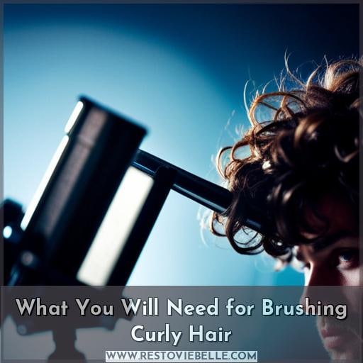 What You Will Need for Brushing Curly Hair