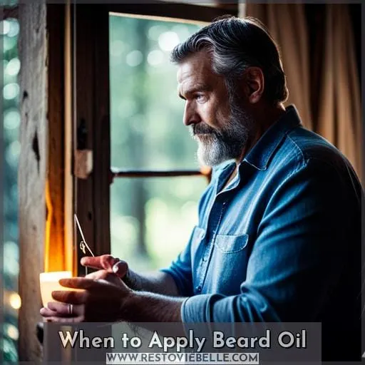 When to Apply Beard Oil