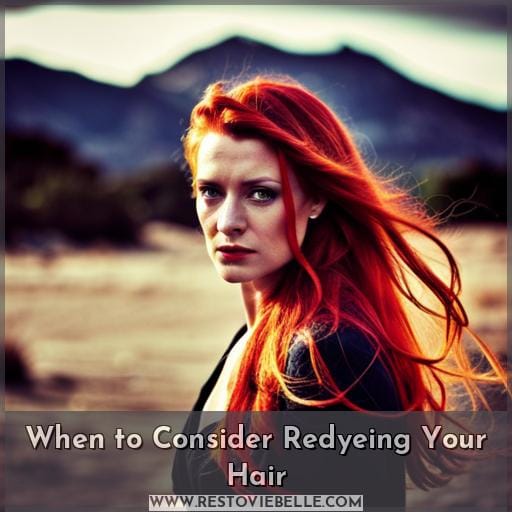 When to Consider Redyeing Your Hair