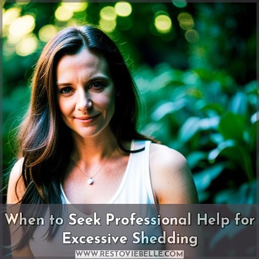 When to Seek Professional Help for Excessive Shedding