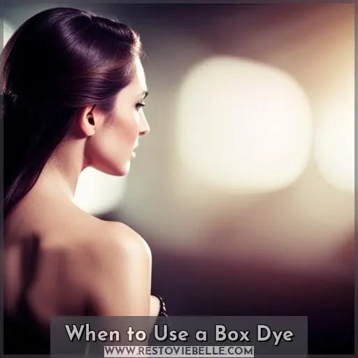 When to Use a Box Dye